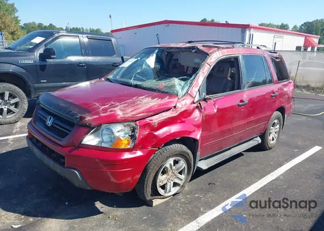 2005 Honda Pilot Ex-L z USA, uszkodzony, nr VIN 2HKYF18505H550106